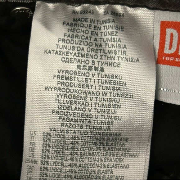 💕 diesel Women's Gray Skinny Jeans 26x30 - Picture 7 of 11